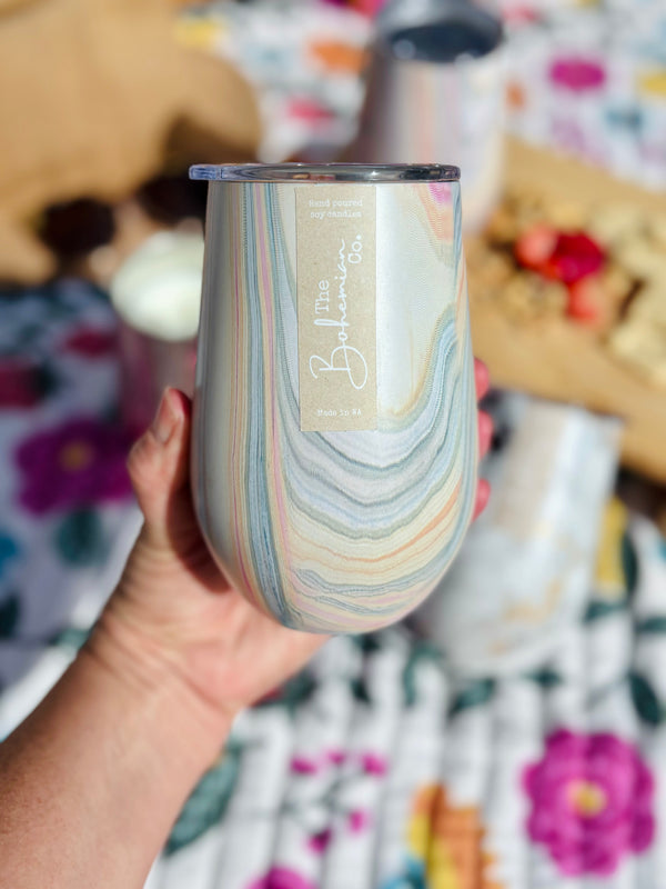 Candle Keep Cup I Colour Wooden Grain