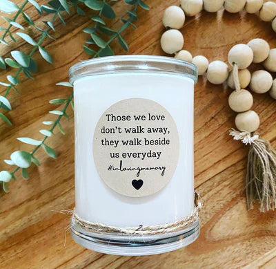 Signature White Candle Vessel - Personalised/Custom